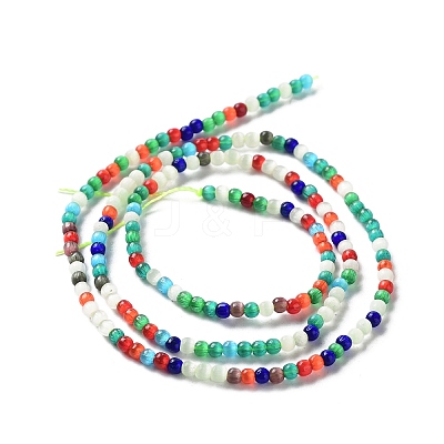 Cat Eye Beads Strands EGLA-N002-001N-1
