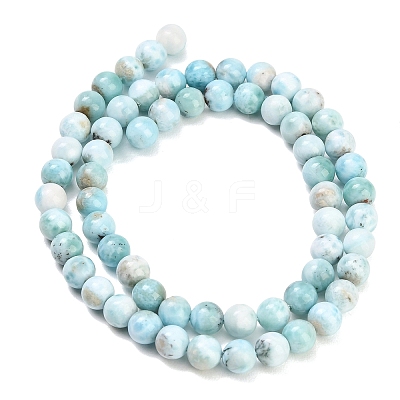 Natural Larimar Beads Strands GG-CBA007A-B01-6.5mm-1