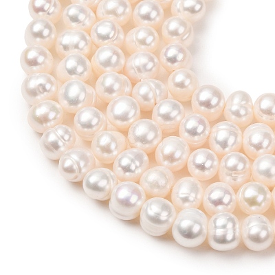 Natural Cultured Freshwater Pearl Beads Strands PA-CBABE82-10-1