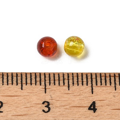 Transparent Crackle Glass Beads CCG-MSMC0002-04-M-1