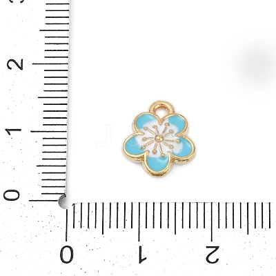 Alloy Enamel Pendants X-FIND-Z070-05G-02-1