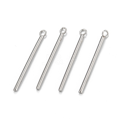 Tarnish Resistant 304 Stainless Steel Pendants STAS-Z034-20-20B-P-1