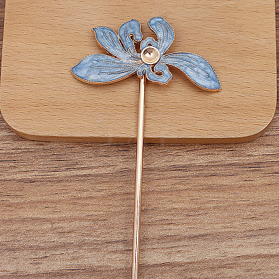 Alloy Enamel Hair Stick Findings WG34580-04-1