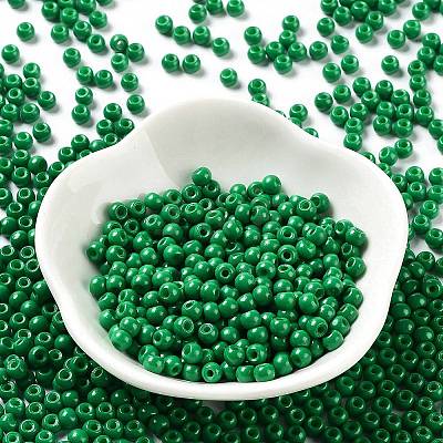 Baking Paint Glass Seed Beads SEED-H002-I-B508-1