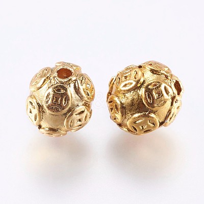 Brass Beads KK-F735-05G-1