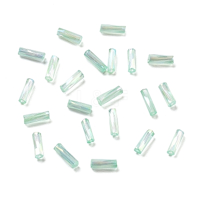 10G Ceylon Glass Twist Bugle Beads X-SEED-L012-01C-1