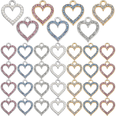 70Pcs 7 Style Alloy Charms ALRI-BC0001-01-1