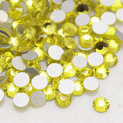 Glass Flat Back Rhinestone RGLA-C002-SS30-249-1