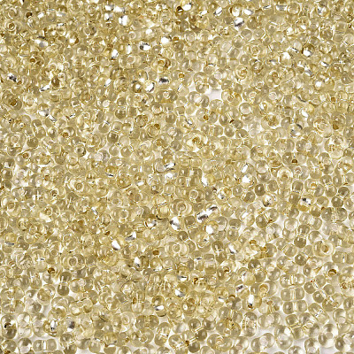 Baking Paint Transparent Glass Seed Beads SEED-N006-05B-1