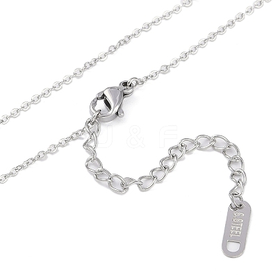 Non-Tarnish 304 Stainless Steel Bowknot Necklaces & Studs Earrings Set for Women NJEW-K276-03P-1