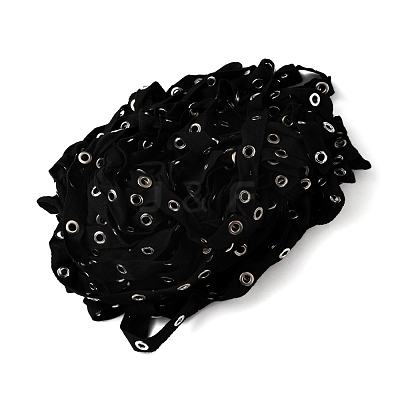 Cotton Ribbons with Eyelet Rings OCOR-WH0073-74-1