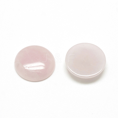 Natural Rose Quartz Cabochons X-G-R416-12mm-48-1
