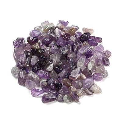 Natural Amethyst Chip Beads X-G-M364-12B-1