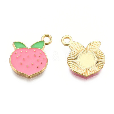 Light Gold Plated Alloy Charms ENAM-T009-08-1