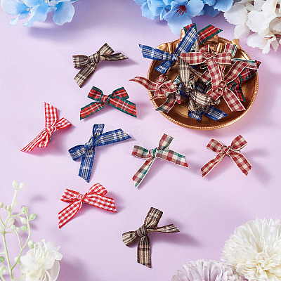30Pcs 6 Colors Cloth Alligator Hair Clips PHAR-TA0001-18-1