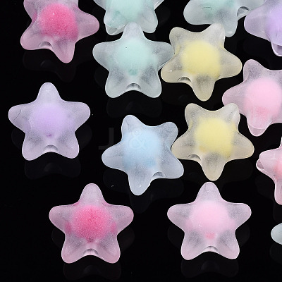 Transparent Acrylic Beads TACR-N011-001A-02-1