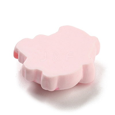 Pig Theme Opaque Resin Cabochons RESI-H154-01A-1