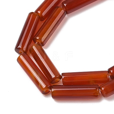 Natural Red Agate(Dyed & Heated) Beads Strands G-H087-H02-01B-1