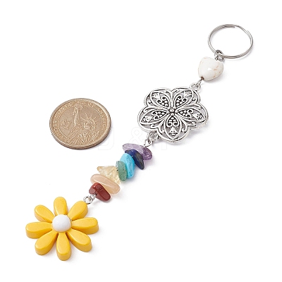 Flower Resin Keychains KEYC-JKC00556-02-1