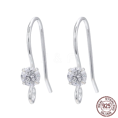 925 Sterling Silver Earring Hooks STER-S002-52-1