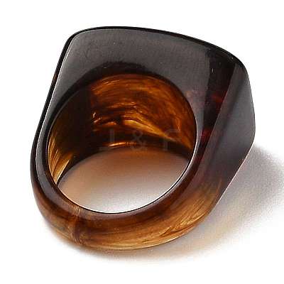 Resin Finger Rings RJEW-Z007-01B-1
