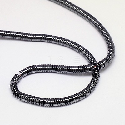 Non-magnetic Synthetic Hematite Beads Strands G-J164A-4mm-02-1