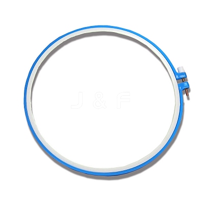 Round ABS Plastic Cross Stitch Embroidery Hoops PW-WG25131-05-1