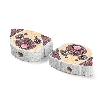 Printed Wood Beads WOOD-D289-01H-1