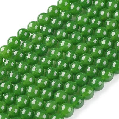 15~16 inch Natural Chinese jade/Southern Jade Round Beads Strands X-GSR063-1