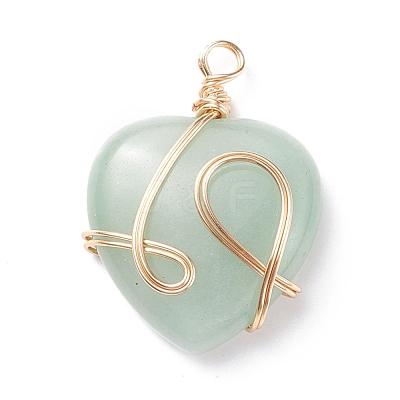 Natural & Synthetic Mixed Gemstone Pendants PALLOY-JF01490-1