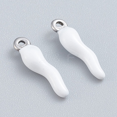 304 Stainless Steel Pendants STAS-I148-02P-10-1