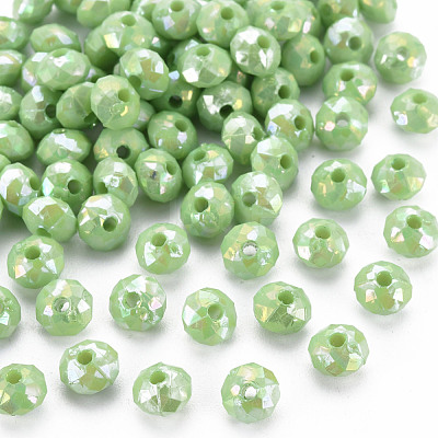 Opaque Acrylic Beads MACR-Q239-018C-08-1