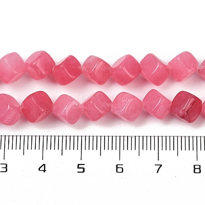 Dyed Natural Rhodonite Beads Strands G-A257-A19-01-1