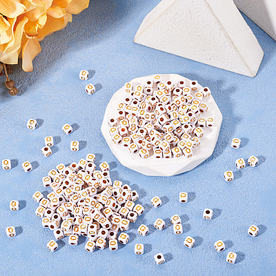 Opaque Acrylic Beads MACR-TAG0001-07Q-1