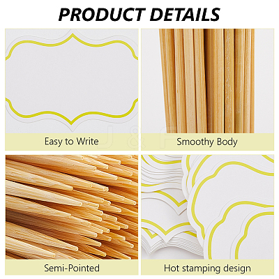 1 Set Paper Chalkboard Cake Toppers DIY-CN0003-21A-1