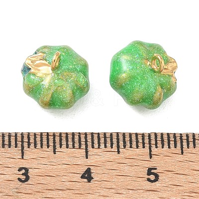 304 Stainless Steel Enamel Pendants STAS-Q119-25G-01-1