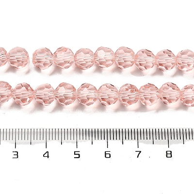 Transparent Glass Beads EGLA-A035-T8mm-D20-1