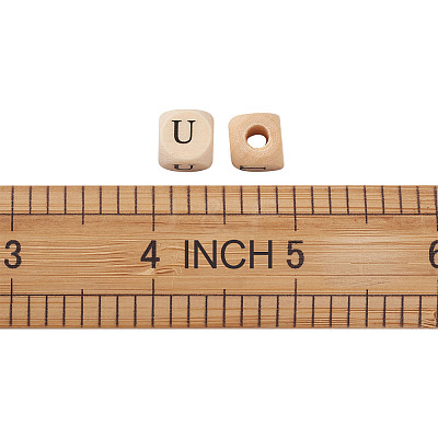 ddPrinted Natural Wood Beads WOOD-KS0001-12-1