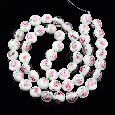 Handmade Lampwork Beads Strands LAMP-N021-45G-1