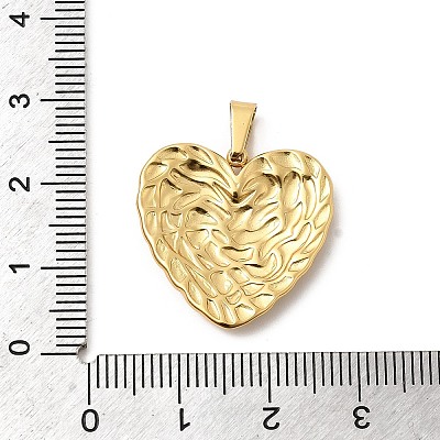 304 Stainless Steel Pendants STAS-C163-04C-G-1