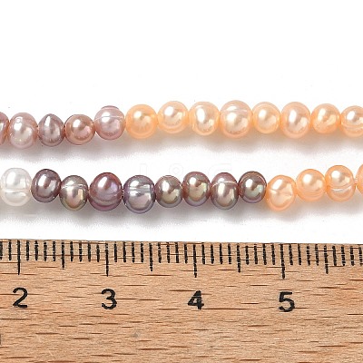Natural Cultured Freshwater Pearl Beads Strands PEAR-C004-10-1