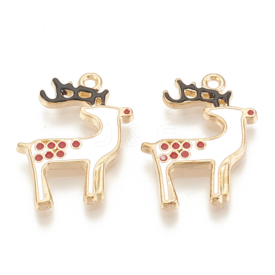 Alloy Enamel Pendants ENAM-S115-017-1