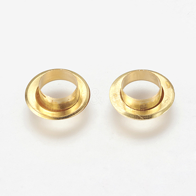 Brass Eyelets Ring KK-WH0004-05G-10mm-1