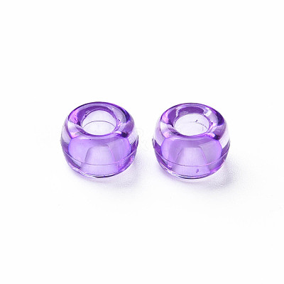 Transparent Acrylic Beads MACR-N013-021-1