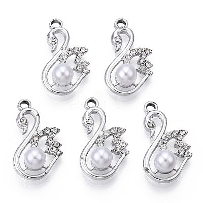 Alloy Crystal Rhinestone Pendants ALRI-H004-13P-1