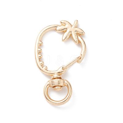 Strawberry Alloy Swivel Clasps X-FIND-L012-01KCG-1