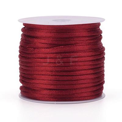 Nylon Satin Rattail Cords NWIR-L006-2mm-05-1