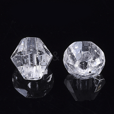 Transparent Acrylic Beads TACR-Q264-20-1