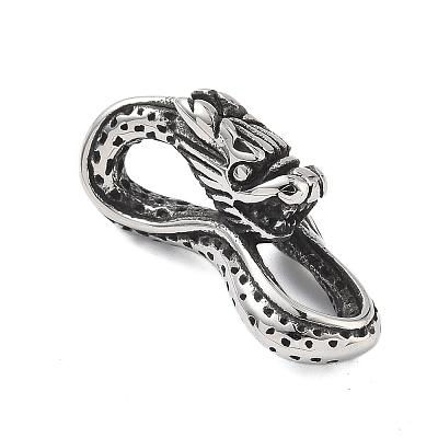 304 Stainless Steel Hook Clasps STAS-Z130-04AS-1