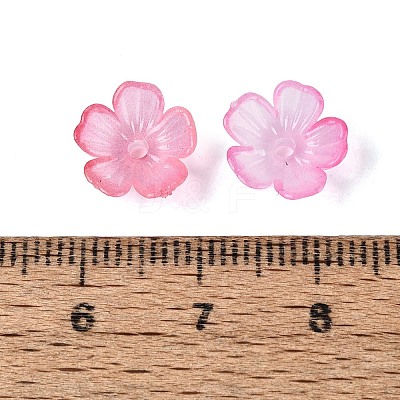Transparent Plastic Bead Caps KY-Q005-02A-10-1